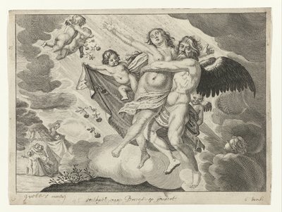Boreas secuestra a Oreithyia de Crispijn van de Passe (II) (possibly)