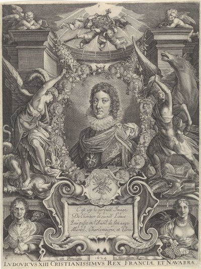 Busto retrato de Luis XIII de Crispijn van de Passe (II)