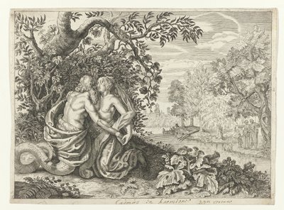 Harmonia y Cadmus
Metamorfosis de Ovidio (título de la serie) de Crispijn van de Passe (II)