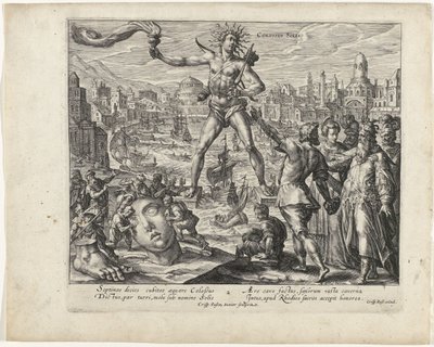 Coloso de Rodas Las siete maravillas del mundo (título de la serie) de Crispijn van de Passe (II)