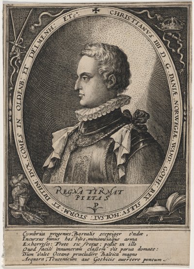 Cristián IV, rey de Dinamarca de Crispijn van de Passe I