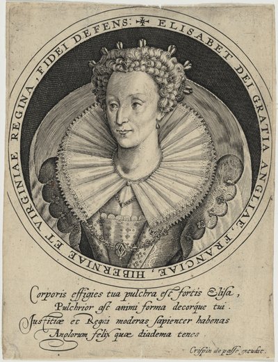 Isabel, reina de Inglaterra de Crispijn van de Passe I