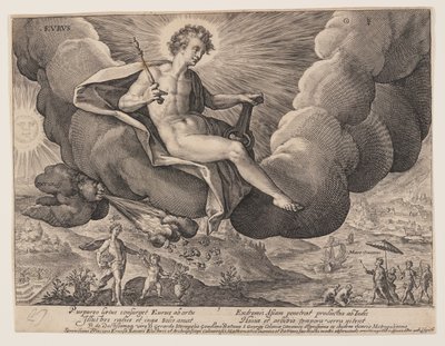 Eurus, de Los vientos de Crispijn van de Passe I