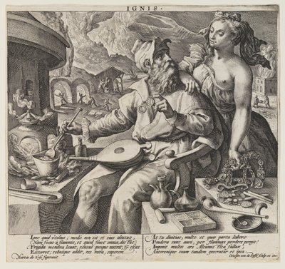 Ignis (Fuego), de Los elementos de Crispijn van de Passe I
