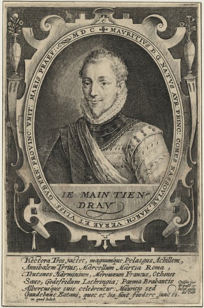 Mauricio de Nassau, príncipe de Orange de Crispijn van de Passe I