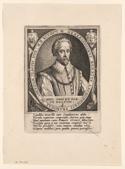 René de Laudonnière de Crispijn van de Passe I