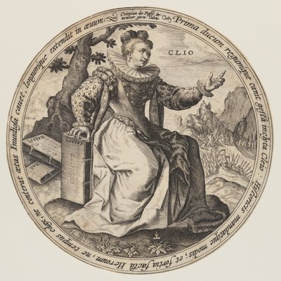 Thalia, de Las Musas de Crispijn van de Passe I
