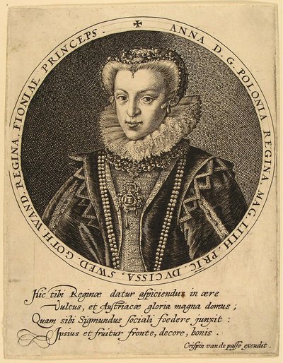 Anna Catherine Constance Vasa de Polonia 1619-1651 de Crispijn van de Passe the Elder