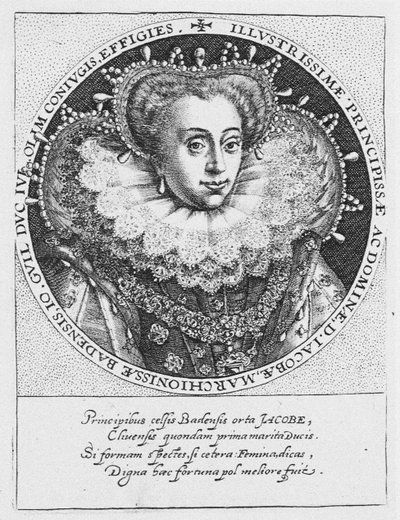 Princesa Jakobea de Baden de Crispijn van de Passe the Elder