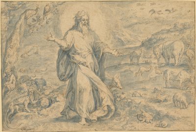 Creación de los animales de Crispijn van den Broeck