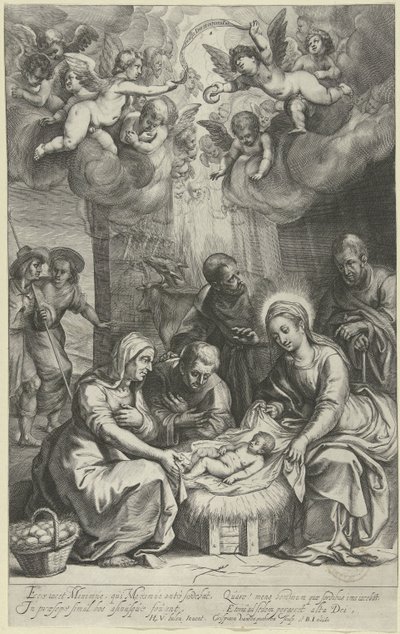 Adoración de los pastores de Crispijn van den Queborn