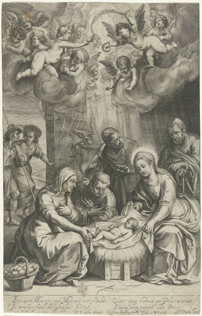 Adoración de los pastores de Crispijn van den Queborn