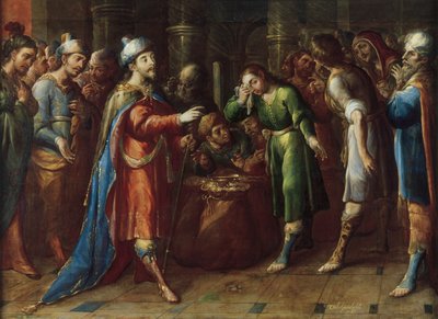 José reclama a Benjamín como su esclavo de Cristobal de Villalpando