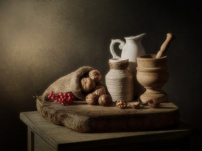 Naturaleza muerta rústica de la cosecha de Cristiano Giani