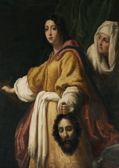 Judith con la cabeza de Holofernes (óleo sobre lienzo) de Cristofano (after) Allori