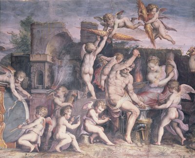 La fragua de Vulcano, 1555 de Cristofano Gherardi