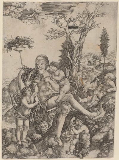 Alegoría de la Madre Tierra de Cristofano Robetta