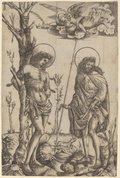 San Sebastián y San Roque de Cristofano Robetta