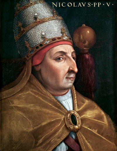 Retrato del Papa Nicolás V de Cristofano dell Altissimo