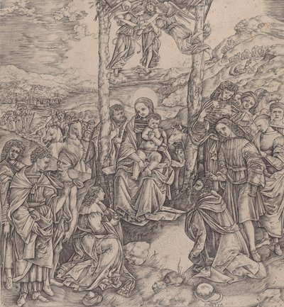 Adoración de los Magos de Cristofano di Michele Martini