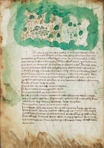 Carta de Paxos, c.1420 (vitela) de Cristoforo Buondelmonti