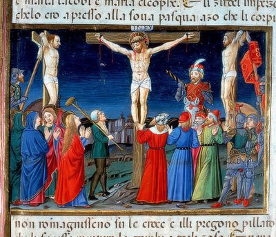 Cristo en la cruz de Cristoforo De Predis