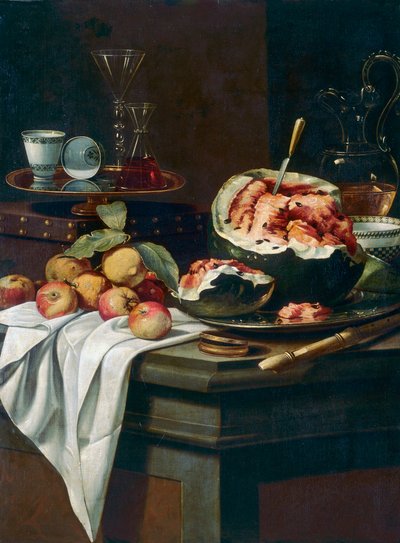 Frutas e instrumentos musicales de Cristoforo Munari