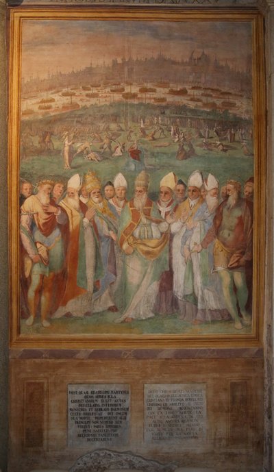 El Papa, los obispos y los reyes honran a los santos mártires de Cristoforo & Tempesta Antonio (1555 1630) Roncalli