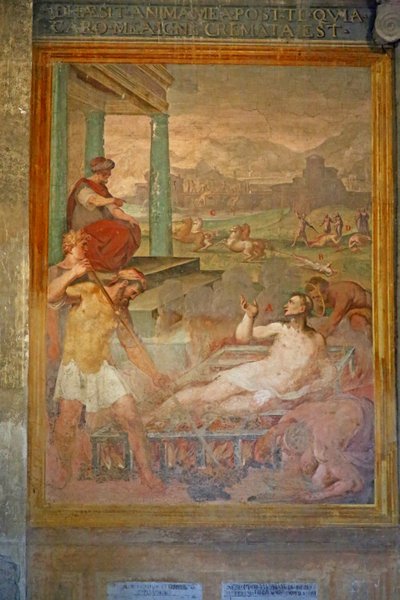 Martirio, posiblemente de San Lorenzo de Cristoforo and Tempesta, Antonio Roncalli