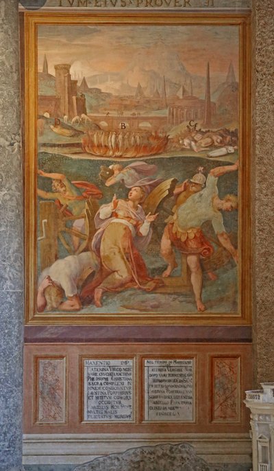 Santa Catalina rompe la rueda de Cristoforo and Tempesta, Antonio Roncalli