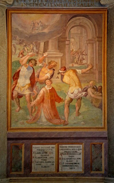 El martirio de San Esteban de Cristoforo and Tempesta, Antonio Roncalli