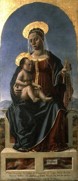 La Virgen con el Niño de Cristoforo da Lendinara Canozzi or Canozi
