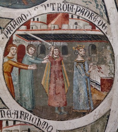 La muerte de Príamo a manos de Pirro, de Cristoforo di & Piero Meo di Bindoccio