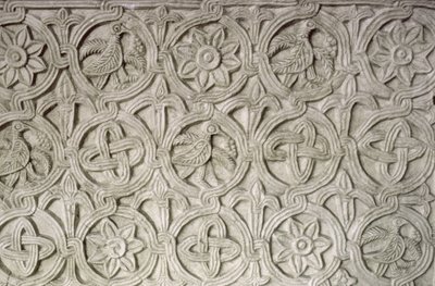 Detalle de una pantalla tallada, siglo IX-X de Croatian School