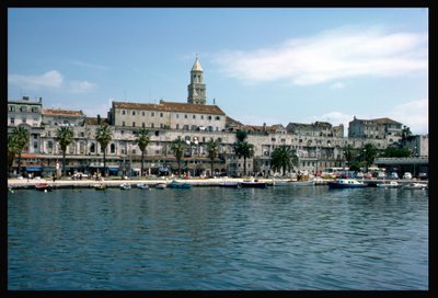 Vista del Palacio de Diocleciano, c.300 d.C. de Croatian School