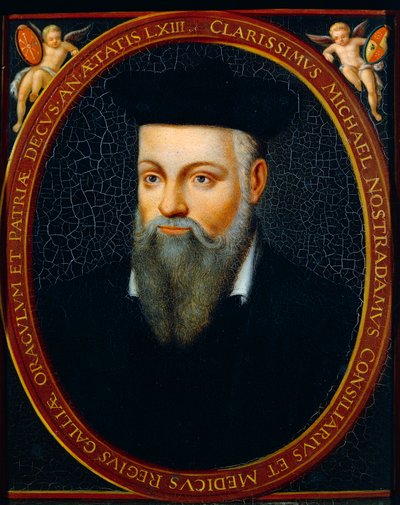 Retrato de Michel de Notre Dame llamado Nostradamus (Saint-Remy-de-Provence de César de Nostredame