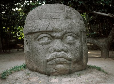 Cabeza colosal de Culture Olmec