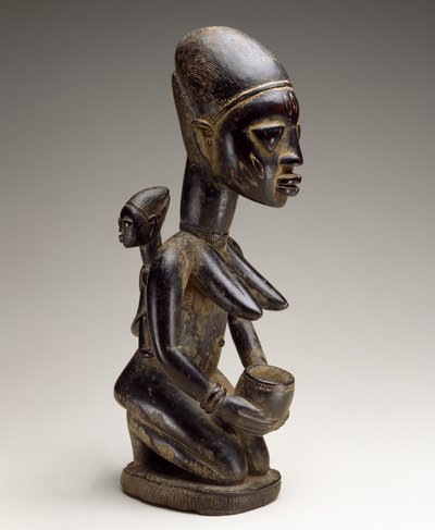 Figura de madre e hijo, Nigeria, finales del siglo XIX de Yoruba Culture