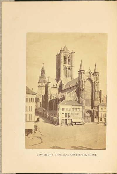 Iglesia de San Nicolás y Beffroi, Gante de Cundall and Fleming