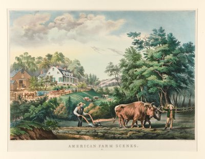 Escenas de la Granja Americana./ No. 1 de Currier and Ives