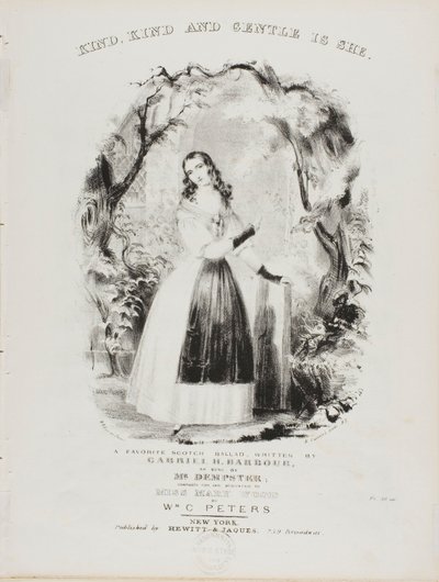 Amable, bondadosa y gentil es ella de Currier and Ives