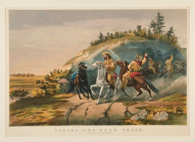Tomando el camino de regreso / Un vecindario peligroso de Currier and Ives