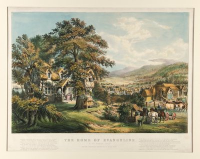 La casa de Evangeline / de Currier and Ives
