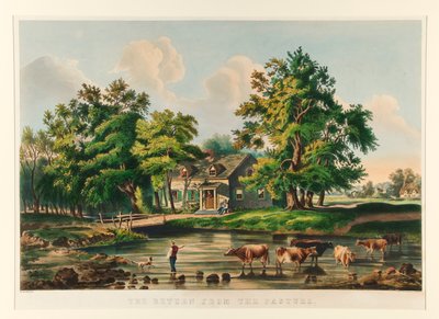 El regreso del pasto de Currier and Ives