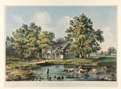 El regreso del pasto de Currier and Ives