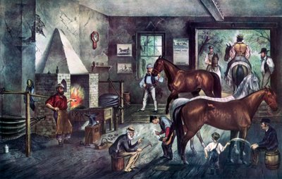 Trotones en la fragua de Currier and Ives