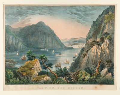 Ver en el Hudson de Currier and Ives