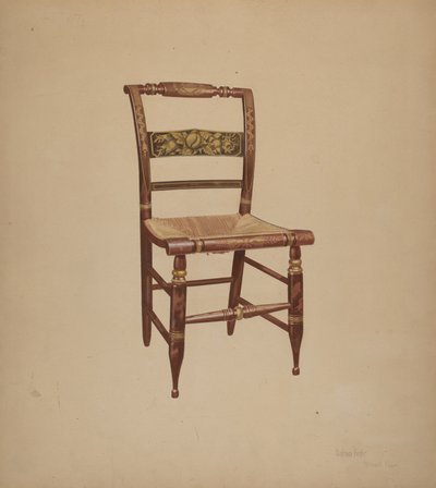 Silla Hitchcock de Cushman Parker