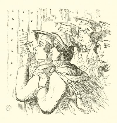 Lista de exámenes universitarios de Cuthbert Bede