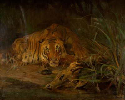Tigre y presa, 1931 de Cuthbert Edmund Swan